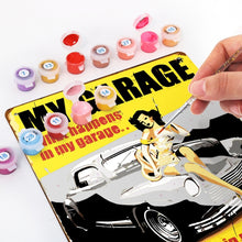 Load image into Gallery viewer, Paint by Numbers Metal Poster - My Rules