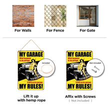 Load image into Gallery viewer, Paint by Numbers Metal Poster - My Rules