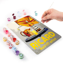 Load image into Gallery viewer, Paint by Numbers Metal Poster - Ricardo Aperitif Gray