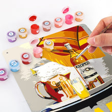 Load image into Gallery viewer, Paint by Numbers Metal Poster - Ricardo Aperitif Gray
