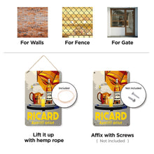 Load image into Gallery viewer, Paint by Numbers Metal Poster - Ricardo Aperitif Gray