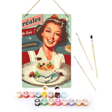 Load image into Gallery viewer, Paint by Numbers Metal Poster - Vintage Cereal Figured'Art