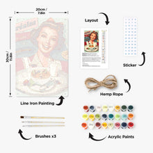 Load image into Gallery viewer, Paint by Numbers Metal Poster - Vintage Cereal