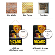 Load image into Gallery viewer, Paint by Numbers Metal Poster - Ricard Aperitif Black