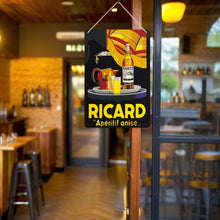 Load image into Gallery viewer, Paint by Numbers Metal Poster - Ricard Aperitif Black