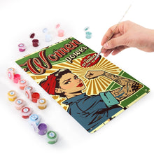 Load image into Gallery viewer, Paint by Numbers Metal Poster - Women Power