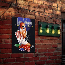 Load image into Gallery viewer, Paint by Numbers Metal Poster - Las Vegas Glamour