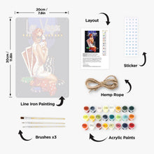 Load image into Gallery viewer, Paint by Numbers Metal Poster - Las Vegas Glamour