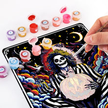 Load image into Gallery viewer, Paint by Numbers Metal Poster - The Trickster in Halloween Night