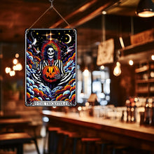 Load image into Gallery viewer, Paint by Numbers Metal Poster - The Trickster in Halloween Night