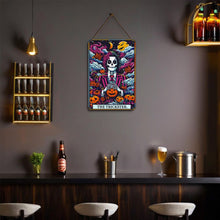Load image into Gallery viewer, Paint by Numbers Metal Poster - The Trickster Night Garden