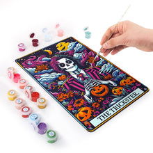 Load image into Gallery viewer, Paint by Numbers Metal Poster - The Trickster Night Garden