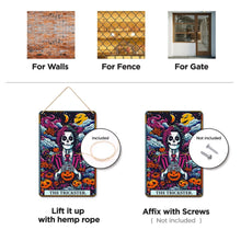 Load image into Gallery viewer, Paint by Numbers Metal Poster - The Trickster Night Garden