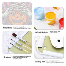 Load image into Gallery viewer, Paint by Numbers Metal Poster - The Trickster Night Garden