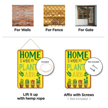 Load image into Gallery viewer, Paint by Numbers Metal Poster - Home is Where My Plants Are