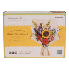 Load image into Gallery viewer, 3D Puzzle - Wooden Flower Bouquet