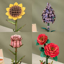 Load image into Gallery viewer, 3D Puzzle - Wooden Flower Bouquet