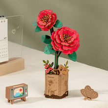 Load image into Gallery viewer, 3D Puzzle - Red Camellia