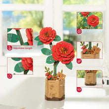 Load image into Gallery viewer, 3D Puzzle - Red Camellia