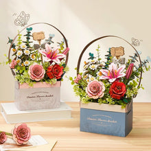 Load image into Gallery viewer, 3D Puzzle - Wooden Flower Basket
