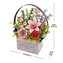 Load image into Gallery viewer, 3D Puzzle - Wooden Flower Basket