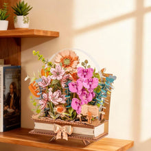 Load image into Gallery viewer, 3D Puzzle - Wooden Blooming Book