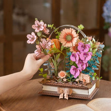 Load image into Gallery viewer, 3D Puzzle - Wooden Blooming Book