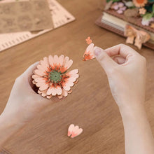 Load image into Gallery viewer, 3D Puzzle - Wooden Blooming Book