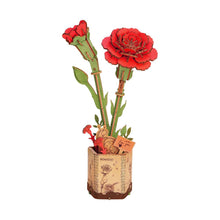 Load image into Gallery viewer, 3D Puzzle - Red Carnation