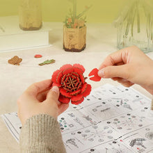 Load image into Gallery viewer, 3D Puzzle - Red Carnation