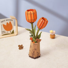 Load image into Gallery viewer, 3D Puzzle - Orange Tulip