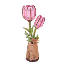 Load image into Gallery viewer, 3D Puzzle - Pink Tulip