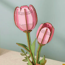 Load image into Gallery viewer, 3D Puzzle - Pink Tulip