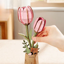 Load image into Gallery viewer, 3D Puzzle - Pink Tulip
