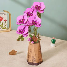 Load image into Gallery viewer, 3D Puzzle - Purple Moth Orchid