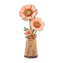 Load image into Gallery viewer, 3D Puzzle - Light Orange Gerbera