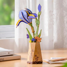 Load image into Gallery viewer, 3D Puzzle - Purple Iris Figured'Art