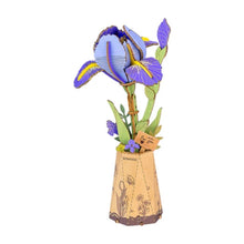 Load image into Gallery viewer, 3D Puzzle - Purple Iris