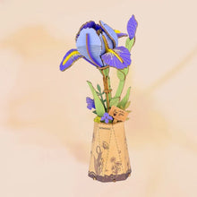 Load image into Gallery viewer, 3D Puzzle - Purple Iris