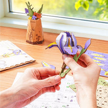 Load image into Gallery viewer, 3D Puzzle - Purple Iris
