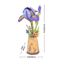 Load image into Gallery viewer, 3D Puzzle - Purple Iris