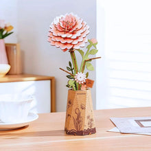 Load image into Gallery viewer, 3D Puzzle - Pink Dahlia Figured'Art