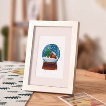 Load image into Gallery viewer, Mini Diamond Painting 15x20cm (2 pieces) - Summer Smoothie and Winter Snow Globe