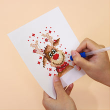 Load image into Gallery viewer, Mini Diamond Painting 15x20cm (2 pieces) - Christmas Stocking and Reindeer