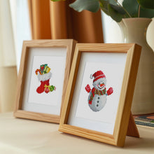 Load image into Gallery viewer, Mini Diamond Painting 15x20cm (2 pieces) - Christmas Stocking and Reindeer