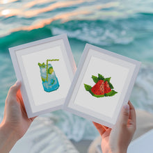 Load image into Gallery viewer, Mini Diamond Painting 15x20cm (2 pieces) - Morning and Evening Scenes