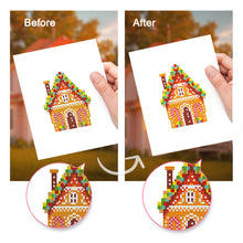 Load image into Gallery viewer, Mini Diamond Painting 15x20cm (2 pieces) - Puppy and Cottage Dreams
