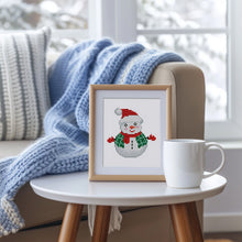 Load image into Gallery viewer, Mini Diamond Painting 15x20cm (2 pieces) - Cherries and Snowman