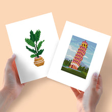 Load image into Gallery viewer, Mini Diamond Painting 15x20cm (2 pieces) - Nature and Architecture