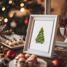 Load image into Gallery viewer, Mini Diamond Painting 15x20cm (2 pieces) - Easter Eggs and Christmas Trees